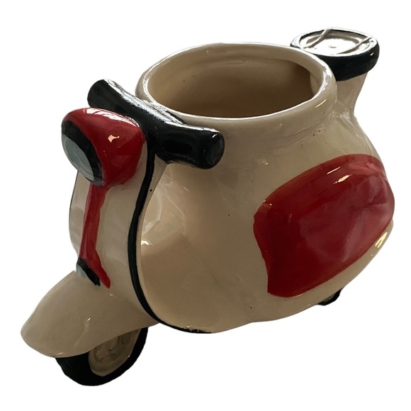 Tazza Other - ITALIA Scooter Ceramic Pen Holder Red & White